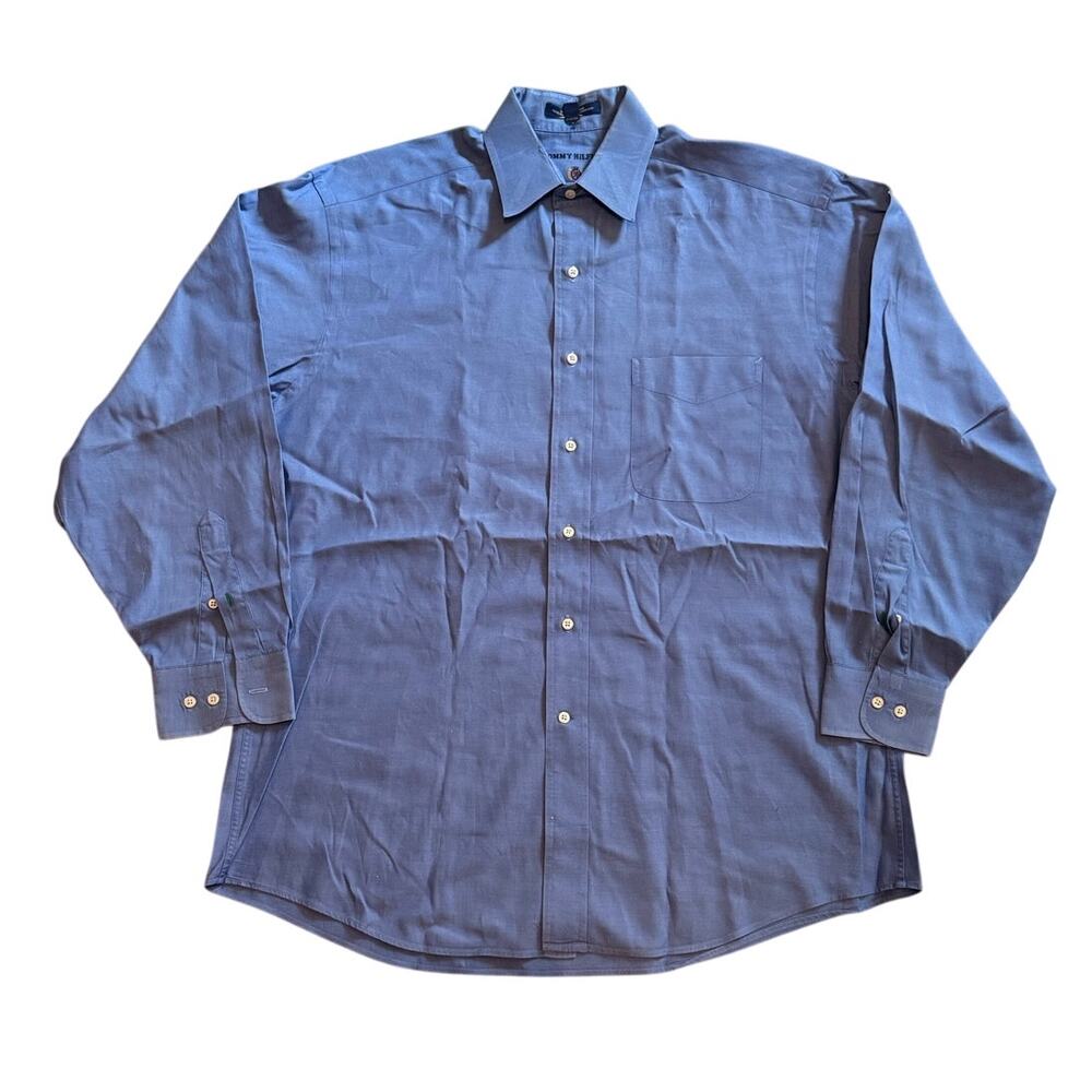 Tommy Hilfiger Vintage Men's Regular Fit Dress Shirt sz: 15.5  32/33